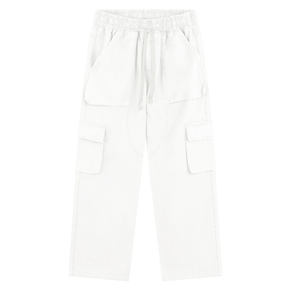 Quần Cargo Pants Kaki Nam Nữ Túi Hộp Unisex Dáng Đứng Form Thoải Mái Cao Cấp Halley D19
