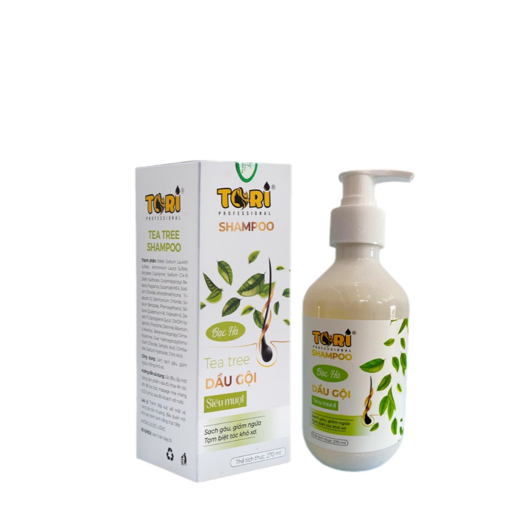 Dầu Gội Trị Gàu Tori - Sạch gàu, giảm ngứa, tạm biết tóc khô xơ - Hương Nước Hoa