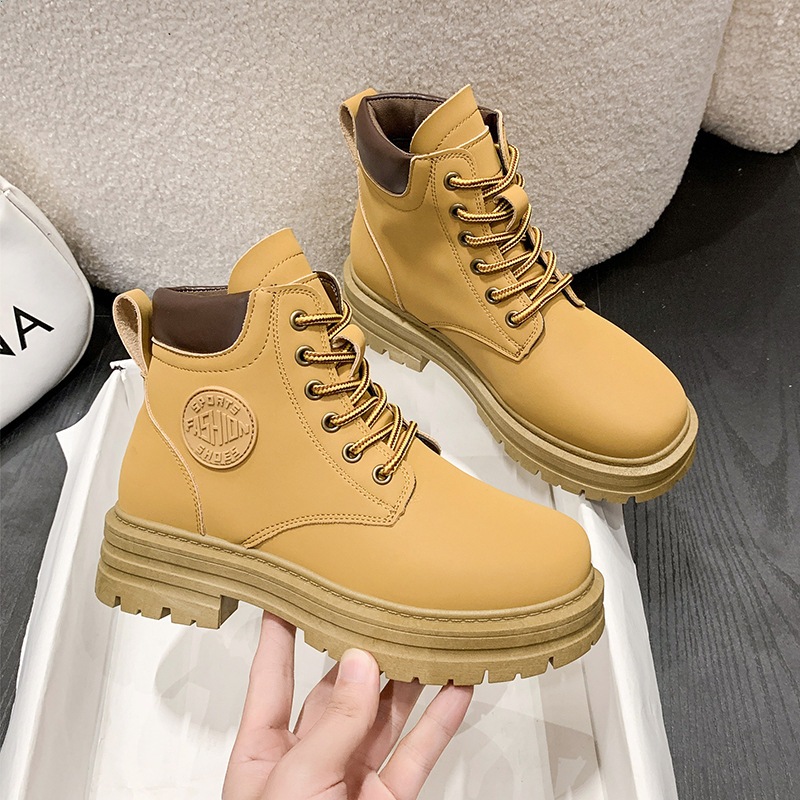 🔥Còn hàng🔥Giày bốt nữ Giày bốt Martin nữ có 4 màu cỡ 35-40