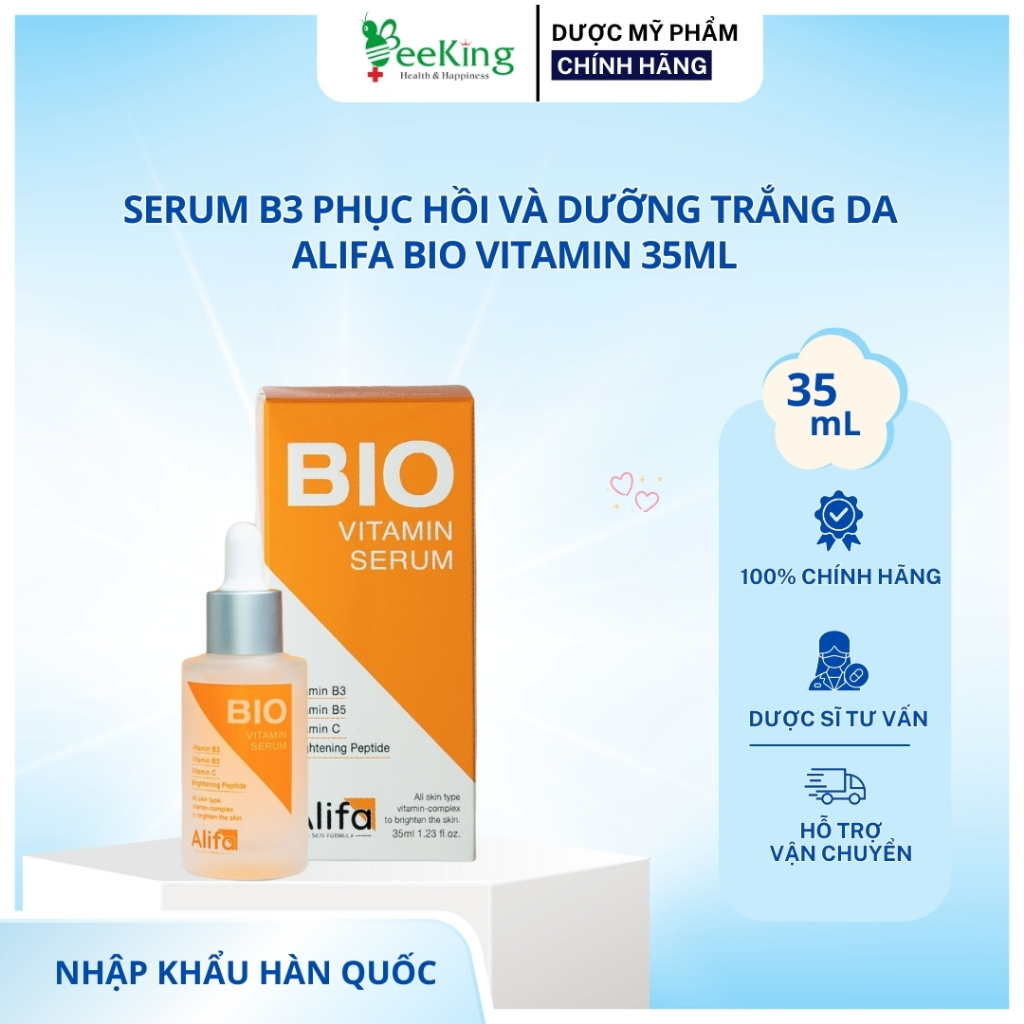 ALIFA SERUM BIO VITAMIN - Serum phục hồi và dưỡng sáng da - Lọ 35ml
