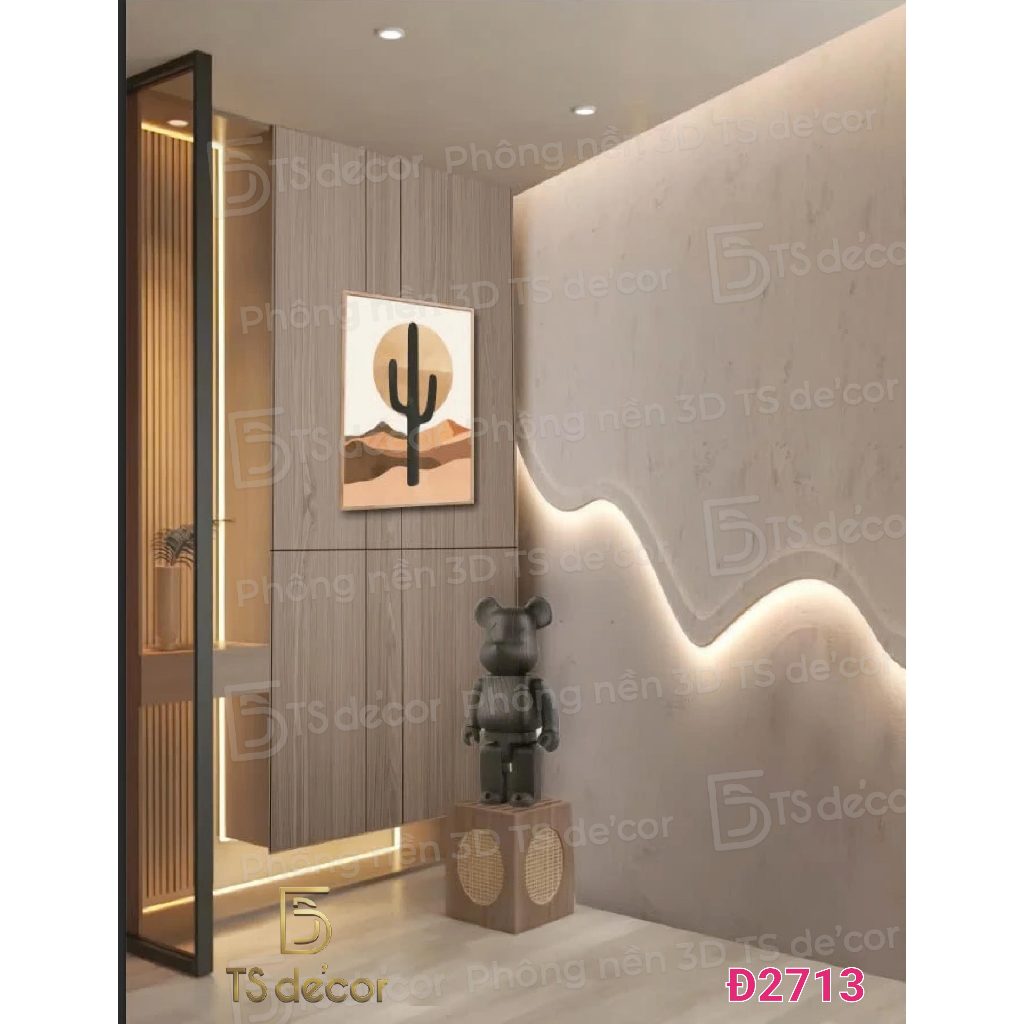 Phông nền 3D 5D hỗ trợ livestream chụp ảnh sản phẩm giả LED giả lam sóng nhiều mẫu kích thước