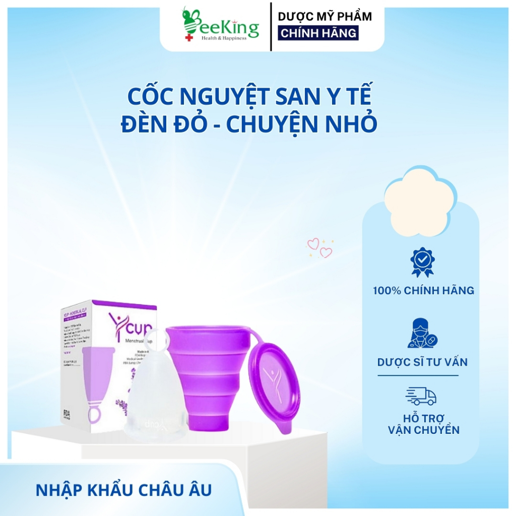 YCUP - CỐC NGUYỆT SAN Y TẾ - Nhập khẩu I talia - BeeKing