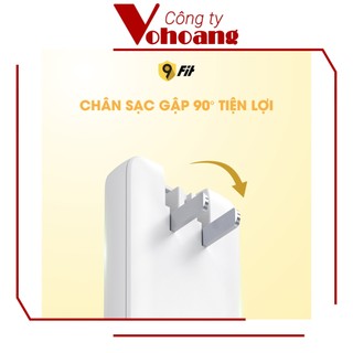 Củ Sạc Nhanh 9FIT Slim PD 65W 2 Cổng USB-C GaN Siêu Mỏng Tương Thích Điện Thoại Laptop