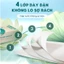 Khăn giấy vệ sinh treo tường sắc hạ bản to Top Gia 1280 tờ 4 lớp bản to mềm mịn phiên bản mới