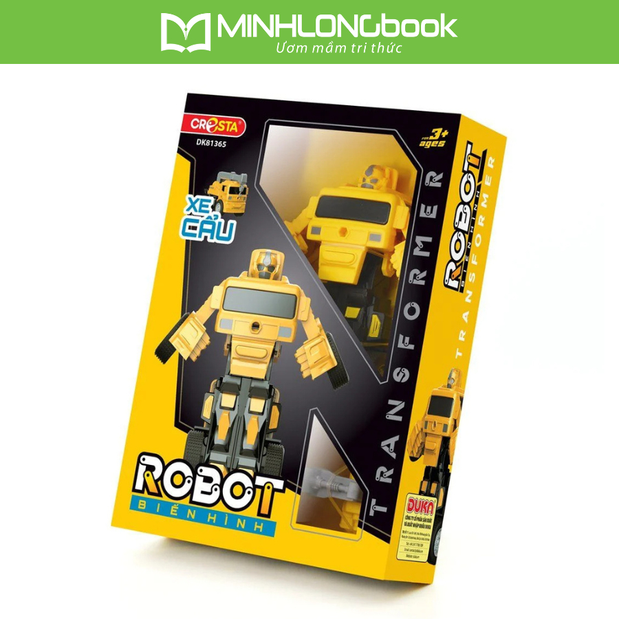 Ảnh Đồ Chơi DUKA: Robot Biến Hình – Xe Cẩu/Xe Xúc/Xe Bồn/Xe Ben/Xe Trộn Bê Tông 1
