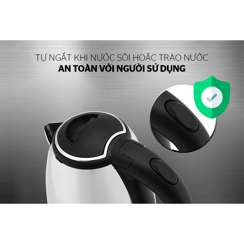 Ảnh Bình đun siêu tốc Sunhouse Happy Time HTD1081 - Dung tích 1.8L - Thép không gỉ 4