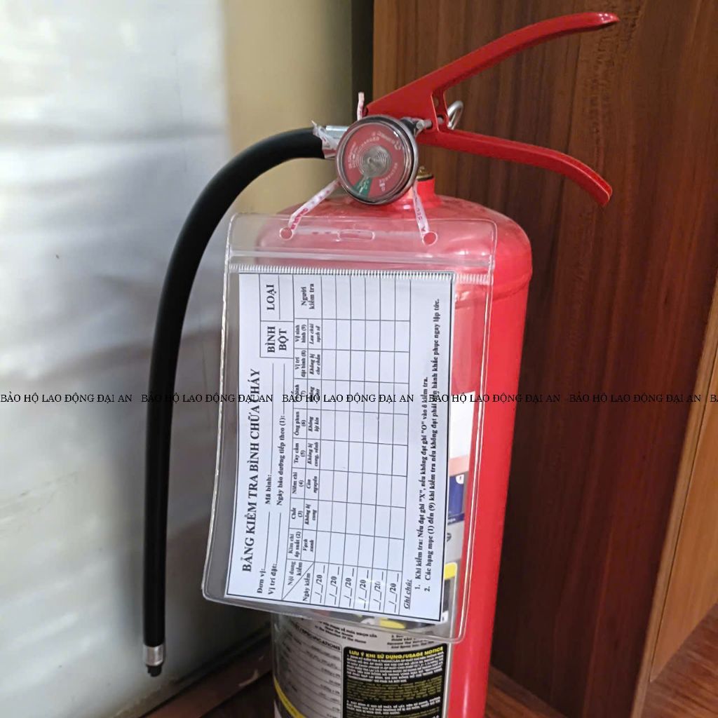 BẢNG KIỂM TRA BÌNH CHỮA CHÁY – THẺ KIỂM ĐỊNH PCCC CHUYÊN DỤNG | Shopee ...
