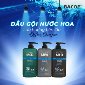 DẦU GỘI NƯỚC HOA NAM độc đáo phong cách mùi hương 5 mệnh KIM MỘC THỦY HỎA THỔ