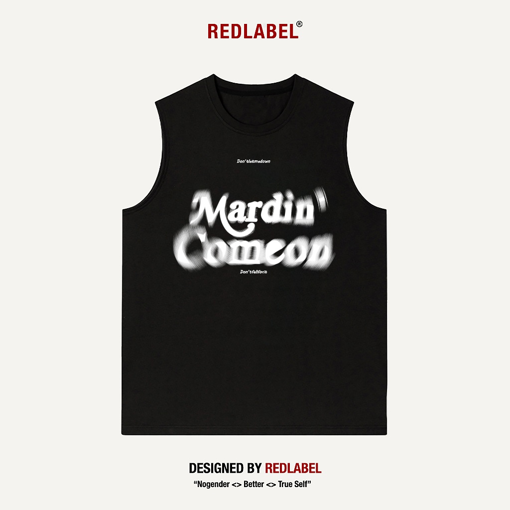 Áo Ba Lỗ Thể Thao Nam Nữ RedLabel In Họa Tiết "COMEON", Áo Tanktop Thể Thao Nam Nữ Cotton Cá Tính TT58