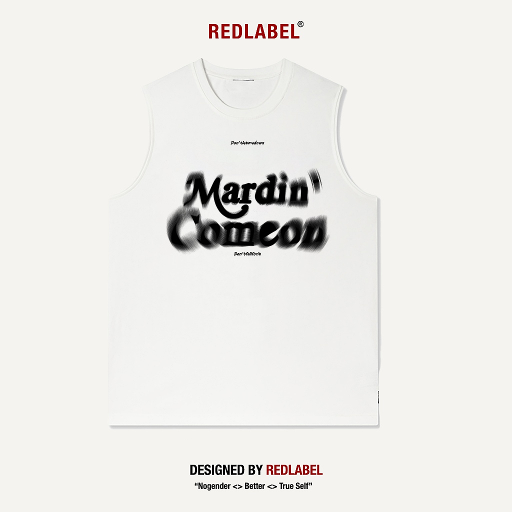 Áo Ba Lỗ Thể Thao Nam Nữ RedLabel In Họa Tiết "COMEON", Áo Tanktop Thể Thao Nam Nữ Cotton Cá Tính TT58