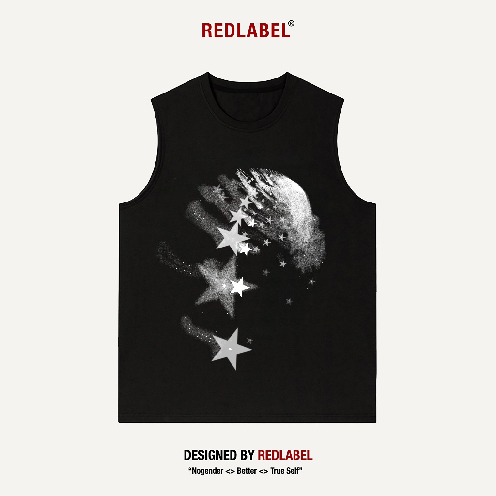 Áo Ba Lỗ Thể Thao Nam Nữ RedLabel In Họa Tiết "7STARS", Áo Tanktop Thể Thao Nam Nữ Cotton Cá Tính TT60