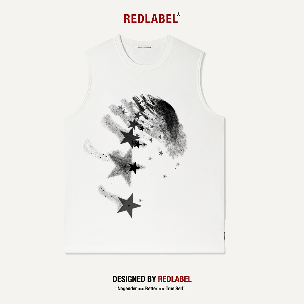 Áo Ba Lỗ Thể Thao Nam Nữ RedLabel In Họa Tiết "7STARS", Áo Tanktop Thể Thao Nam Nữ Cotton Cá Tính TT60