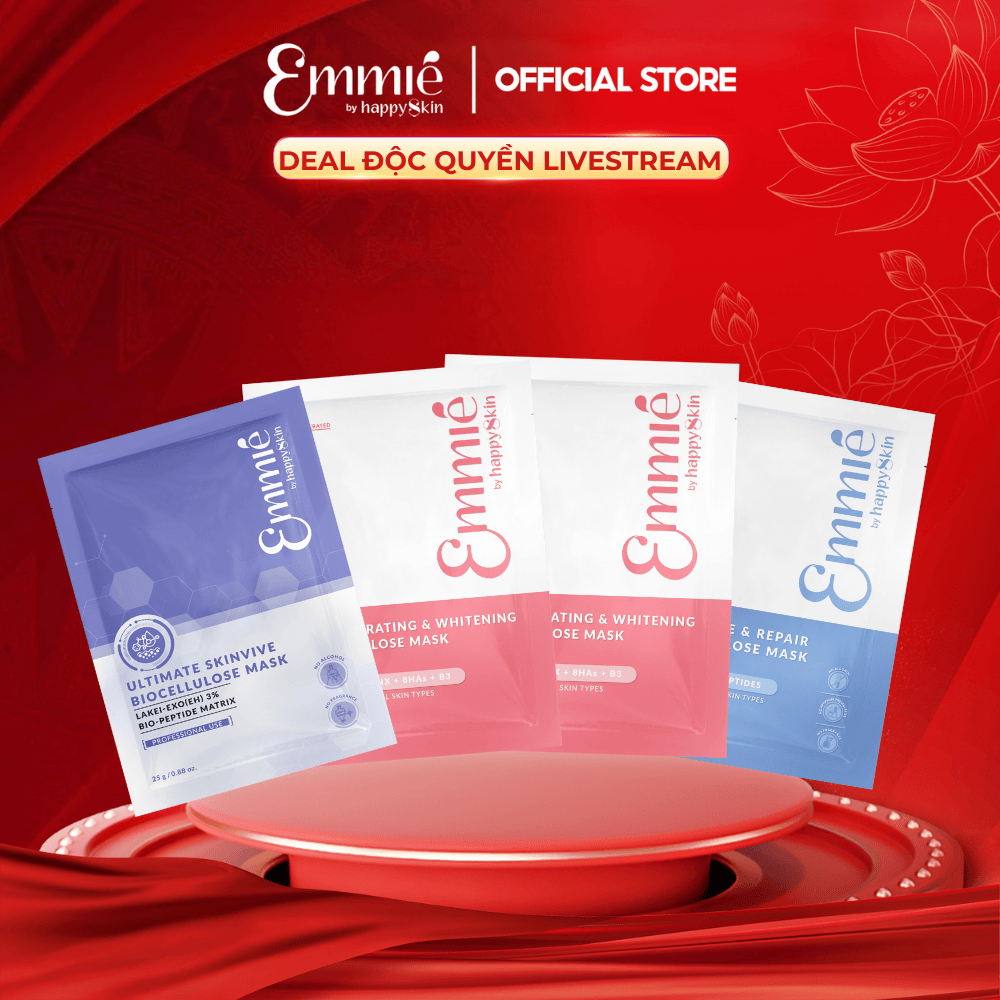 Ảnh DEAL ĐỘC QUYỀN : Elle Beauty Award 2025 - Combo Trải nghiệm 4 mask Bio cell: exsome + 2 mask b3 + Mask B5 1