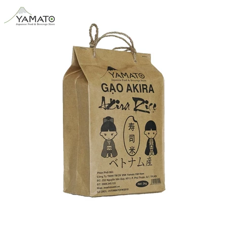 Gạo Nhật Bản Akira Rice 2kg Mềm Ngon Dẻo, Nấu Cơm Và Cuộn Sushi