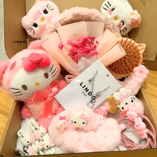 Quà Sinh Nhật LINDO, Set Quà Kitty Cute Tặng Bạn Gái Các Dịp Đặc Biệt 8/3, 20/10, Valentine