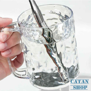 Cốc Đựng Bàn Chải Đánh Răng Vân Pha Lê 300ml Nhựa Arcrylic độc đáo, Ly Uống Nước Sang Trọng
