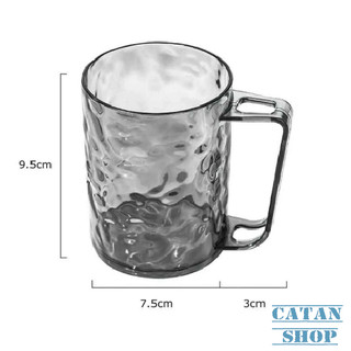 Cốc Đựng Bàn Chải Đánh Răng Vân Pha Lê 300ml Nhựa Arcrylic độc đáo, Ly Uống Nước Sang Trọng