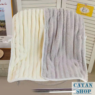 Khăn Tắm 70x140cm Sóng Nước Siêu Thấm Hút Microfiber Cao Cấp, Mềm Mịn, Kháng Khuẩn Tốt-GD907-KTam-SN140