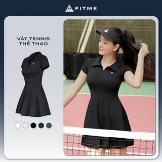 Váy tennis thể thao nữ Fitme GOC pickleball tặng kèm quần bảo hộ chất liệu thun co giãn thoáng khí DTNN01