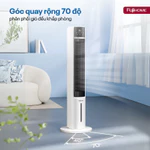 Quạt tháp làm mát bằng hơi nước tích hợp lọc không khí Ion Fujihome AC-DT5E, quạt không cánh 3 chế độ gió tặng đá khô — ảnh 4