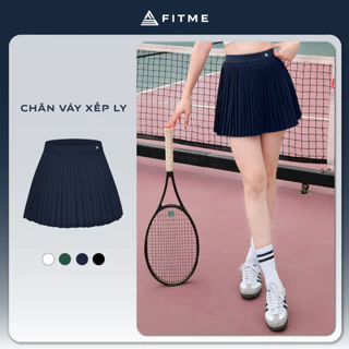 Chân váy xếp ly thể thao nữ Fitme GOC có sẵn quần bảo hộ dáng chữ A pickleball, tennis, cầu lông VXLN01