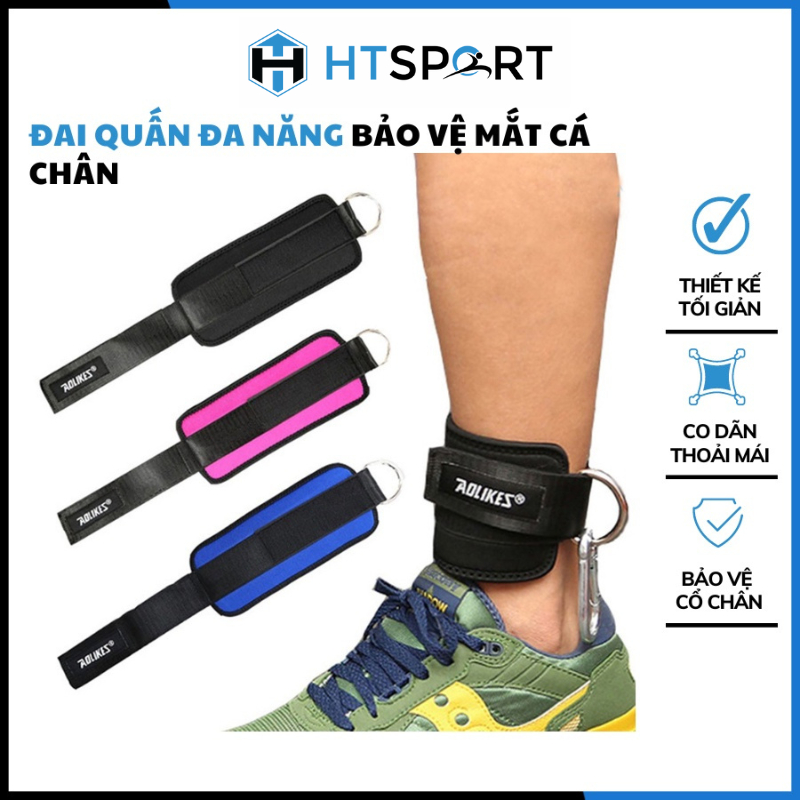 Đai Quấn Cổ Chân Tập Gym Aolikes A-7129 – Dây Đeo Cổ Chân Tập Gym, Thể Hình Dành Cho Nam Nữ Tiện Lợi