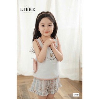 [B&G] Sét bộ đùi áo 2 dây LB cao cấp dễ thương cho bé gái từ 12-45kg(2-12tuổi)