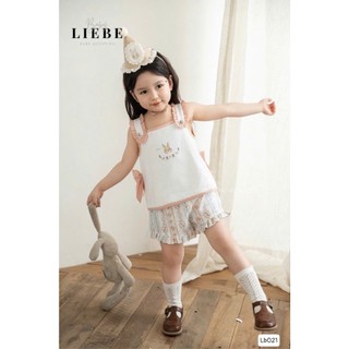 [B&G] Sét bộ đùi áo 2 dây LB cao cấp dễ thương cho bé gái từ 12-45kg(2-12tuổi)