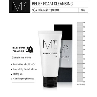 [DÀNH CHO NAM] Sữa Rửa Mặt Cho Nam Loại Bỏ Bã Nhờn Bụi Bẩn Trên Da MdoC Relief Foam Cleansing 150g