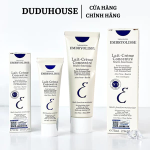 Sữa Dưỡng Ẩm Embryolisse Lait Creme Concentré Làm Dịu, Phục Hồi Da 75ml Duduhouse