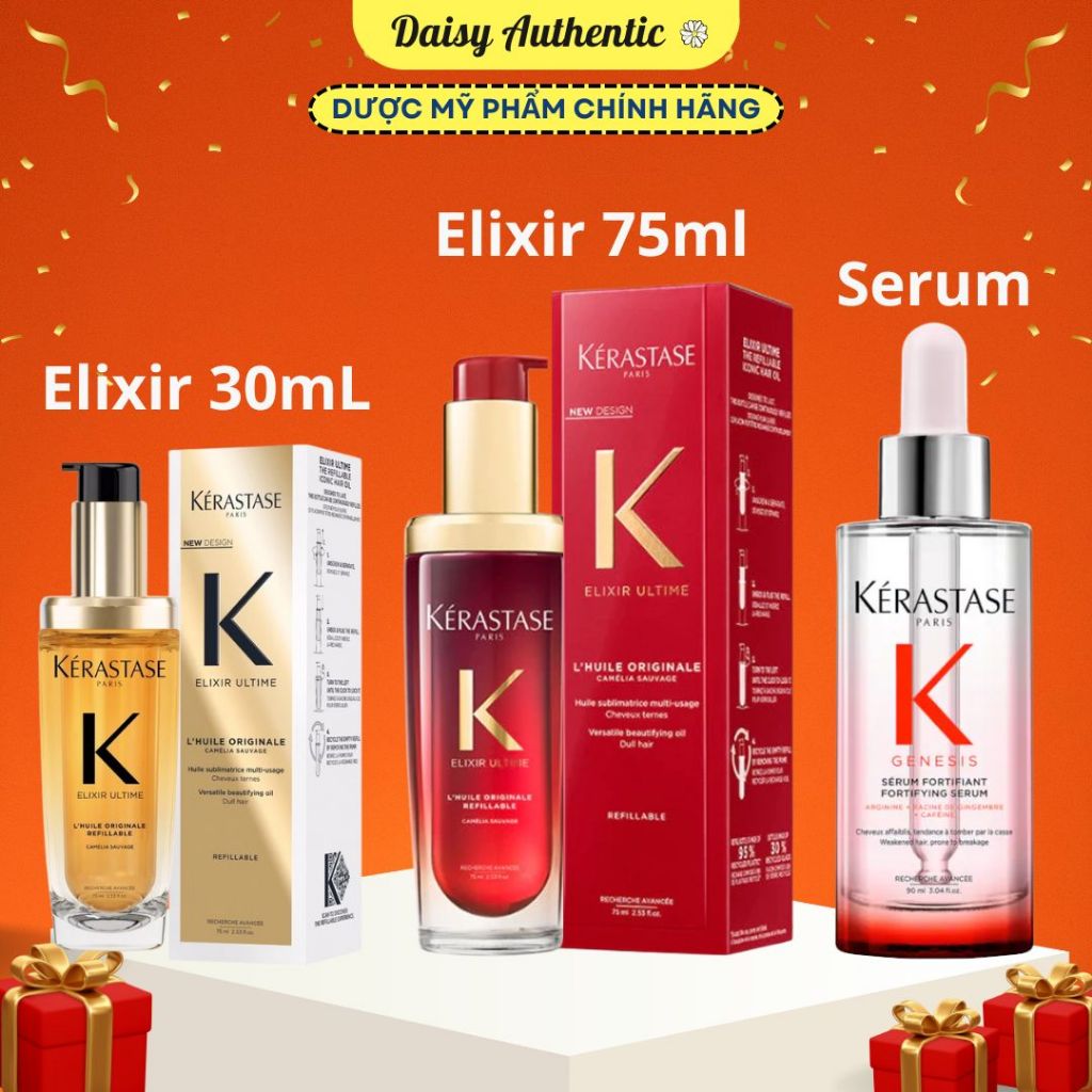 Tinh dầu, serum dưỡng tóc KERASTASE Elixir Ultimate (Limited) | Shopee ...