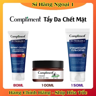 Tẩy da chết Compliment No Problem với BHA giúp da láng mịn, giảm mụn, mờ thâm 80ml/ 150ml của Nga