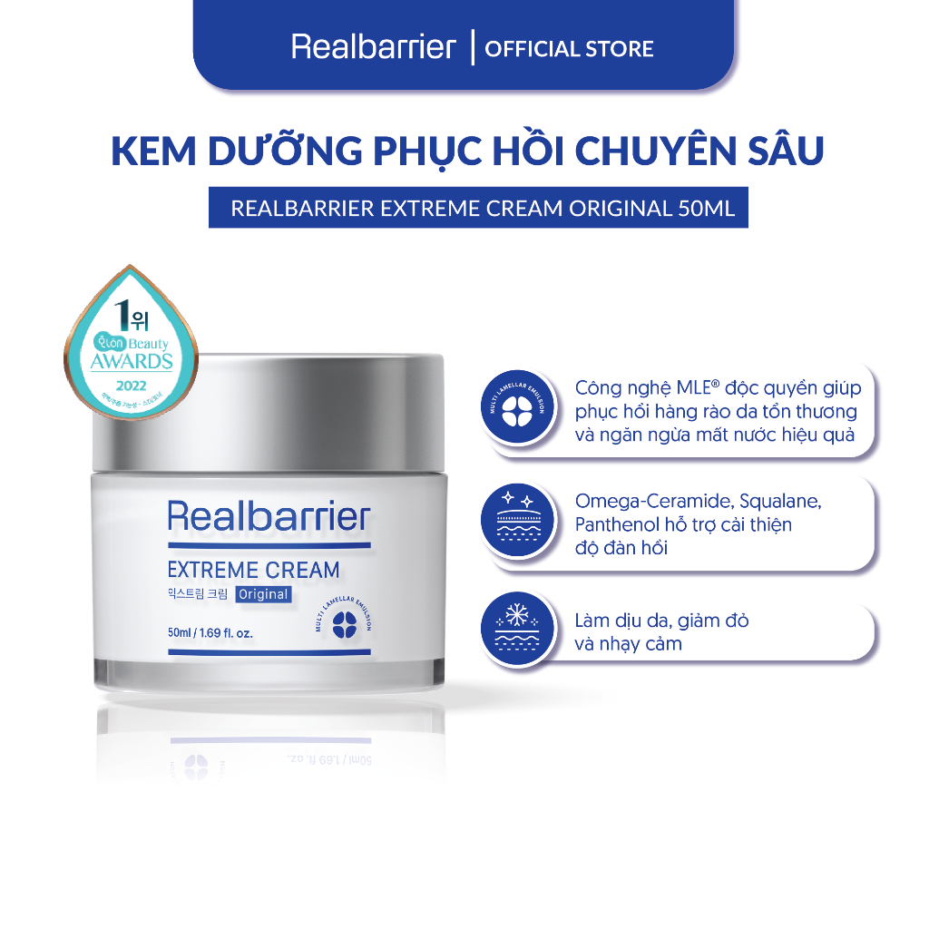 Kem dưỡng phục hồi da Real Barrier Extreme Cream Original 50ml
