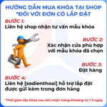 [Lắp HCM] Lockin X1 / X9 - BH 24 THÁNG - Khóa Thông Minh Vân Tay, 6 Cách Mở Khóa - BẢN QUỐC TẾ — ảnh 3