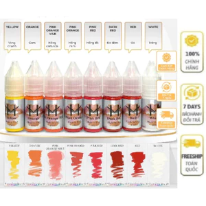 Mực Hoa Đào Chính Hãng – Full Chai & 5ml, Bong Trong, Đậm, Lên Màu Chuẩn Cho Phun Xăm