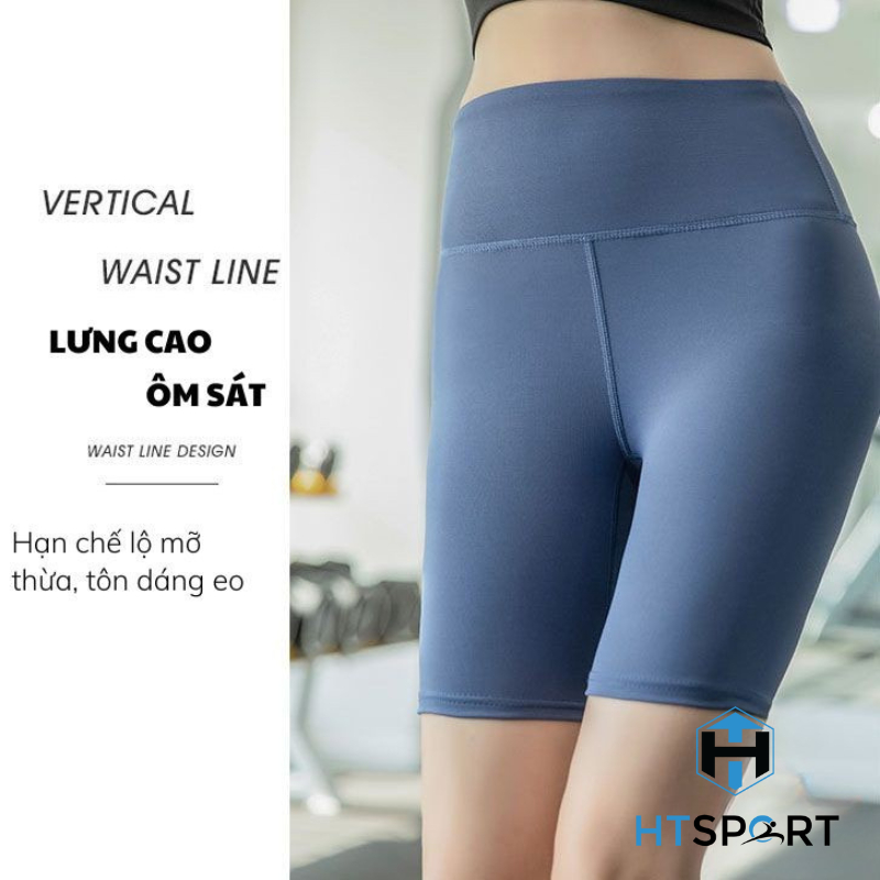 Quần Tập Gym Nữ Lửng, Quần Legging Thể Thao QG04 Lưng Cao Tập Yoga Aerobic Tôn Dáng, Thun Co Giãn Thấm Hút Mồ Hôi Tốt