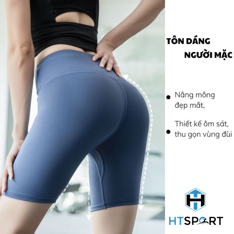 Quần Tập Gym Nữ Lửng, Quần Legging Thể Thao QG04 Lưng Cao Tập Yoga Aerobic Tôn Dáng, Thun Co Giãn Thấm Hút Mồ Hôi Tốt