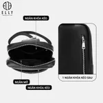 Túi đeo chéo nam da thật ELLY HOMME ETM26 cao cấp chính hãng — ảnh 4