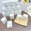 Hộp tăm bông 200 que cho bé, Tăm bông BABYBOO gồm 2 đầu vệ sinh tai mắt cho bé an toàn tiện lợi