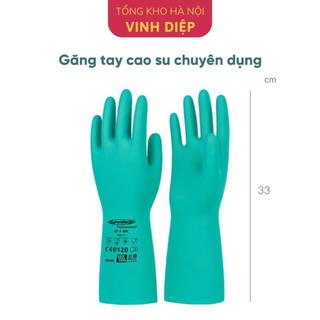 Găng tay xanh (Malaysia)cao su chuyên xử lý hóa học, dầu mỡ ô tô xe máy, vệ sinh công nghiệp,rửa bát