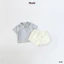 Áo Polo Cotton Obebi Thêu Hình Basic Đi Học Đi Chơi Cho Bé Trai Bé Gái từ 5kg - 19kg A445