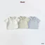 Áo Polo Cotton Obebi Thêu Hình Basic Đi Học Đi Chơi Cho Bé Trai Bé Gái từ 5kg - 19kg A445