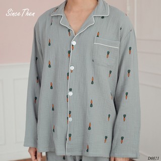 Bộ quần áo ngủ nam dài tay, quần áo ngủ pijama nam (Kèm ảnh cận vải) - Since Then