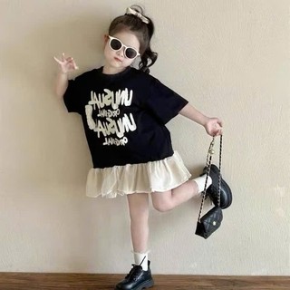 [B&G] Đầm váy bé gái đen mùa hè dáng babydoll dễ thương bé từ 10-42kg(1-11 tuổi)
