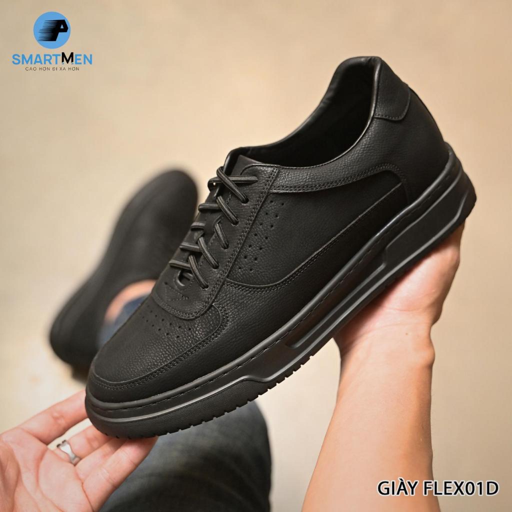 Ảnh Giày Sneaker tăng chiều cao thể thao siêu nhẹ FLEX-01 Đen 4
