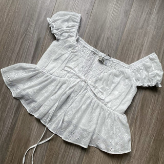NANY TOP | Áo croptop boi thêu cột dây phong cách mùa hè nhẹ nhàng, nữ tính | BYMINTT