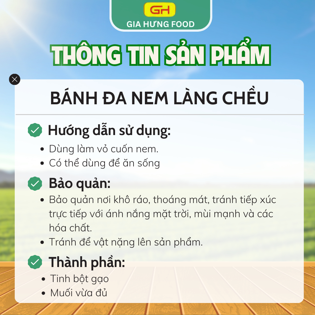 Bánh đa nem túi 30 lá_ Bánh đa nem xuất khẩu, chất lượng, ngon sạch