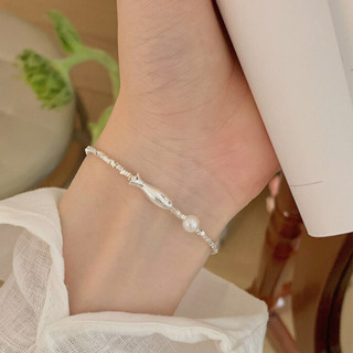Vòng Tay Nữ PJN Hình Cá Đáng Yêu Kết Hợp Hạt Ngọc Trai – Phụ Kiện Trang Sức S925 Xinh Xắn, Phong Cách Hàn Quốc VT20A