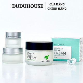 Kem Rau Má Dưỡng Ẩm Phục Hồi GoodnDoc Centella Repair Cream Giảm Thâm Nám Trắng Sáng Da 50ml