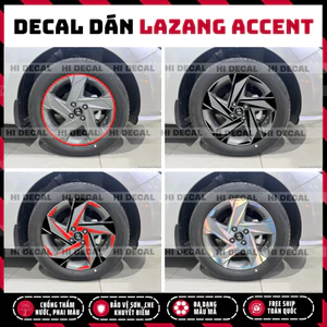 Tem dán mâm Accent, decal dán lazang Accent trang trí tạo điểm nhấn